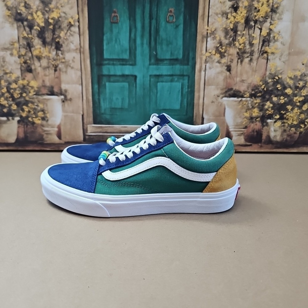 VANS Old Skool Shoes Yacht Club Suede Low Top Skate Sneakers Size M6.5 W8